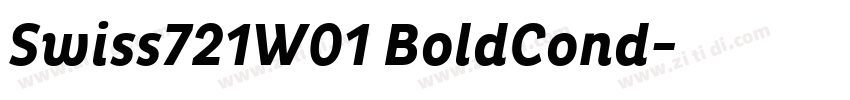 Swiss721W01 BoldCond字体转换 Swiss721W01 BoldCond字体转换